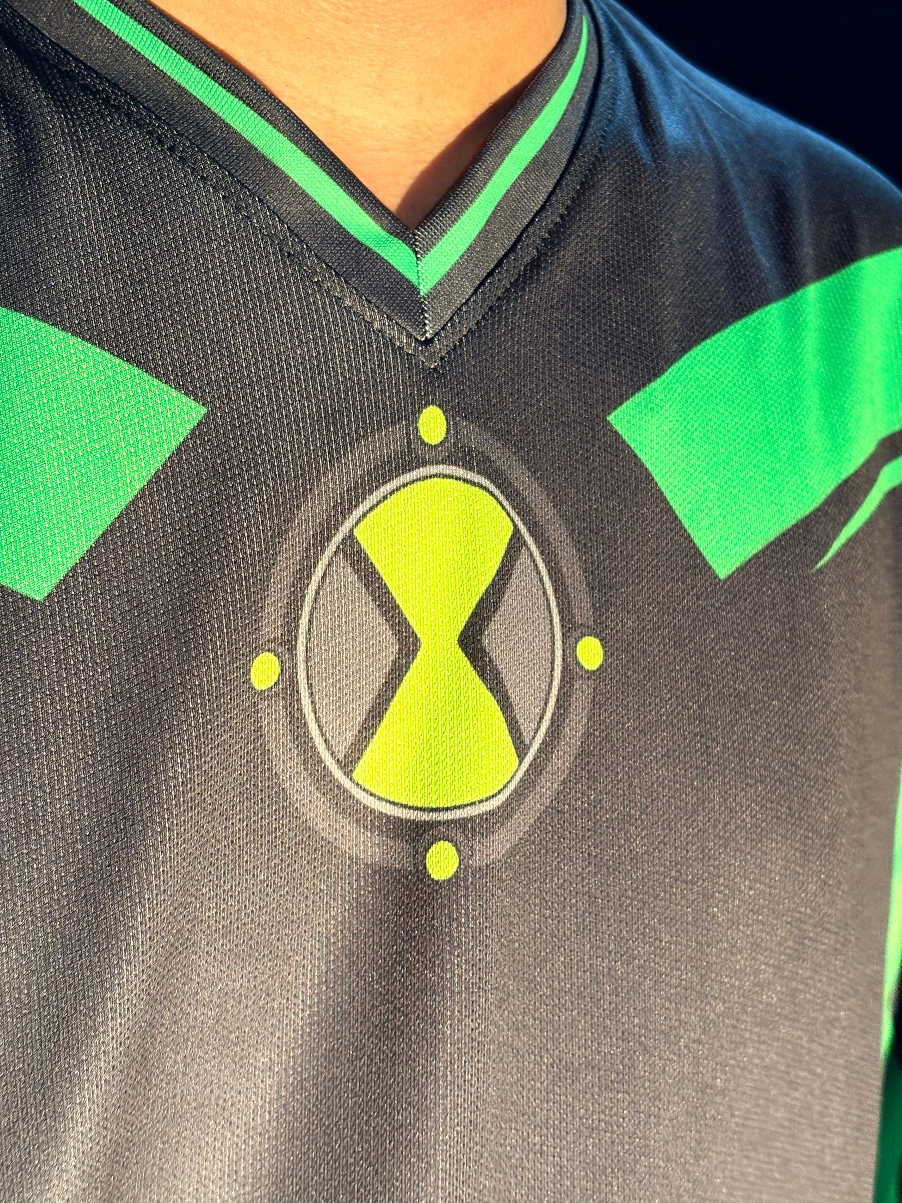 Ben 10 Inspired Premium Dot Knit Oversized Jersey 💚⚡
