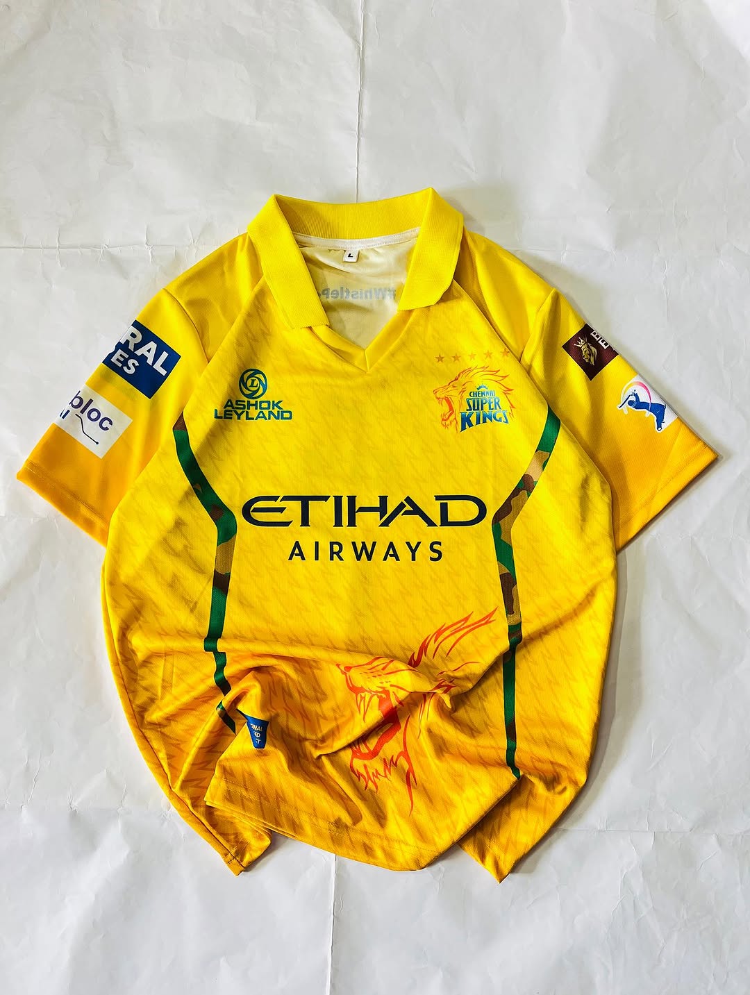 Customized CSK Jersey – Print Your Name & Number🦁
