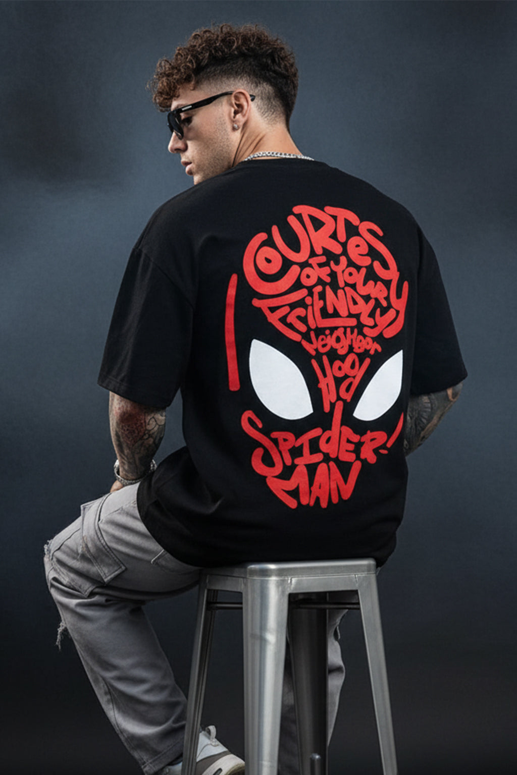 Marvel Spider-Man Oversized Graphic T-Shirt 🕷️