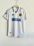 Premium White Cricket Jersey – VIRAT 18 | 240 GSM Dot Knit Mastercopy