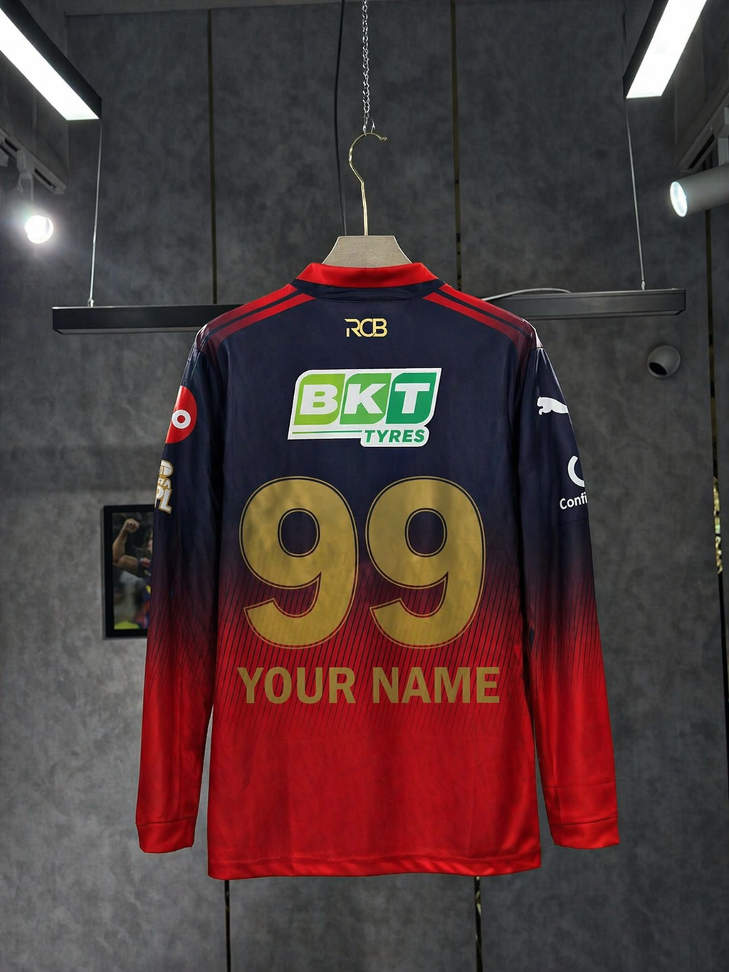 Customized RCB Fan Edition Jersey 🔴🏏