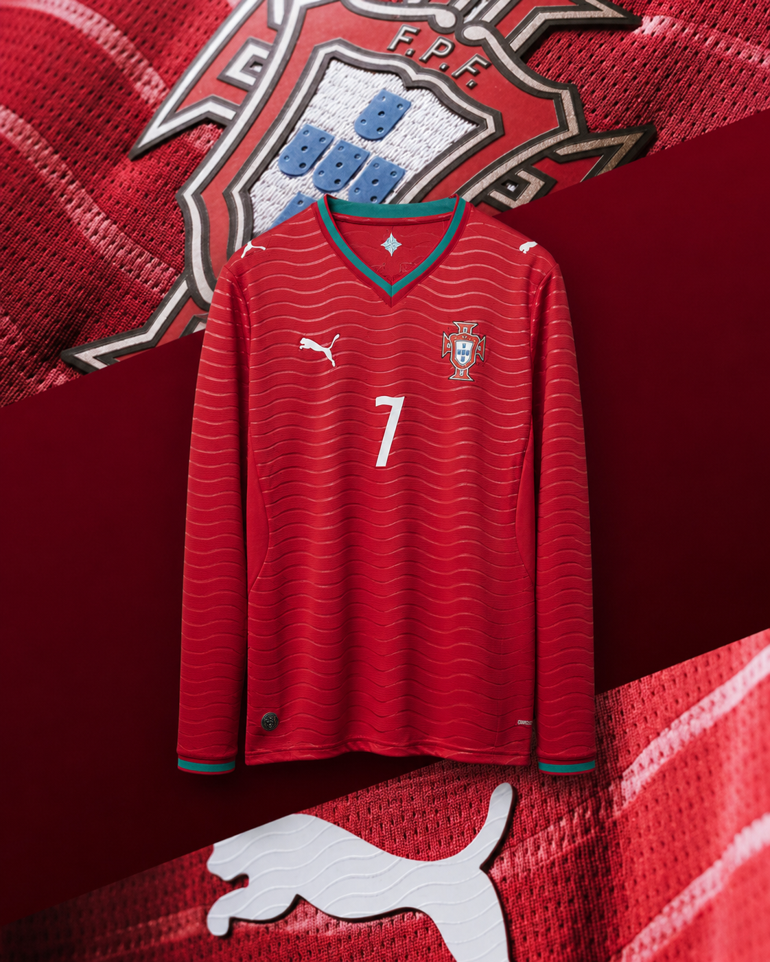 🇵🇹❤️‍🔥 Portugal 2026 Full Sleeve World Cup Home Jersey -