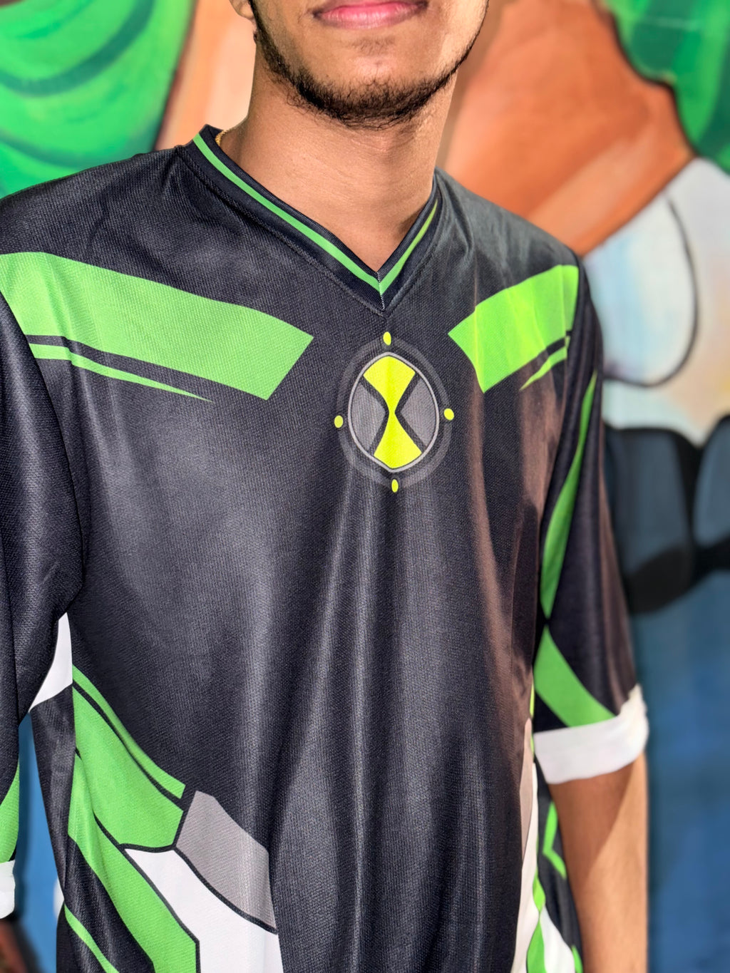 Ben 10 Premium Dot Knit Oversized Jersey 💚⚡