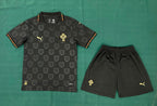 IMPORTED PREMIUM QUALITY PORTUGAL BLACK - SPECIAL EDITION JERSEY & SHORTS SET ⚽
