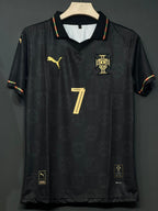 IMPORTED PREMIUM QUALITY PORTUGAL BLACK - SPECIAL EDITION JERSEY & SHORTS SET ⚽