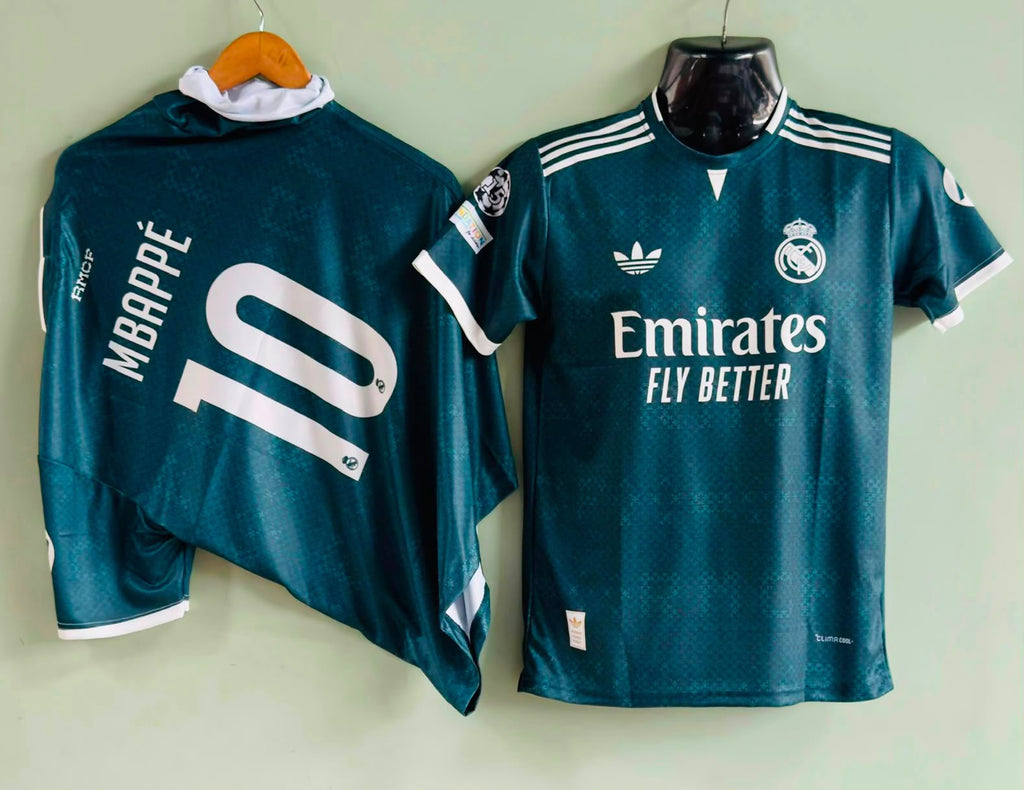 IMPORTED PREMIUM QUALITY REAL MADRID TEAL AWAY SPECIAL EDITION JERSEY ⚽