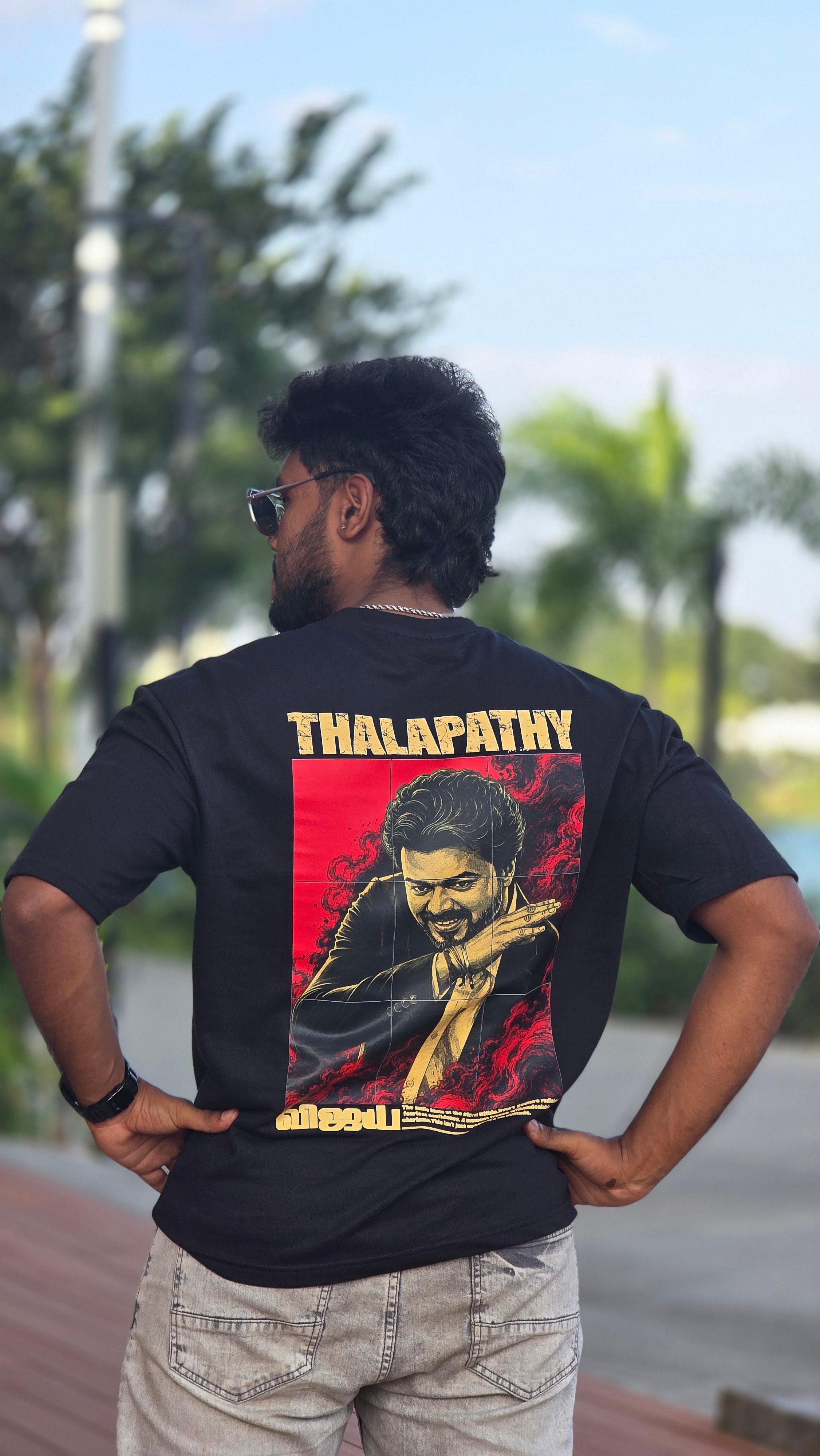Thalapathy Swag Oversized Premium Cotton T-Shirt 🔥