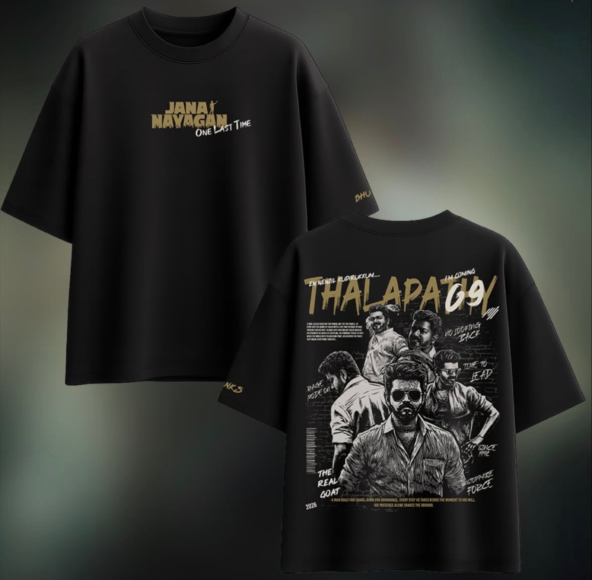 Janaayagana Black T-Shirt⚔ – Premium Edition