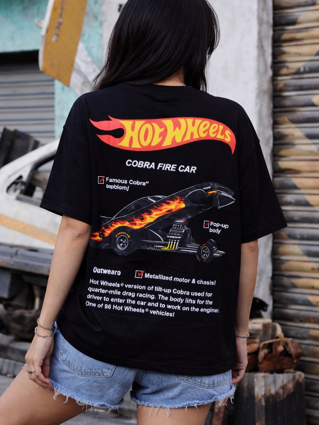 Hot Wheels Racing Heat Graphic Oversized Tee 🔥