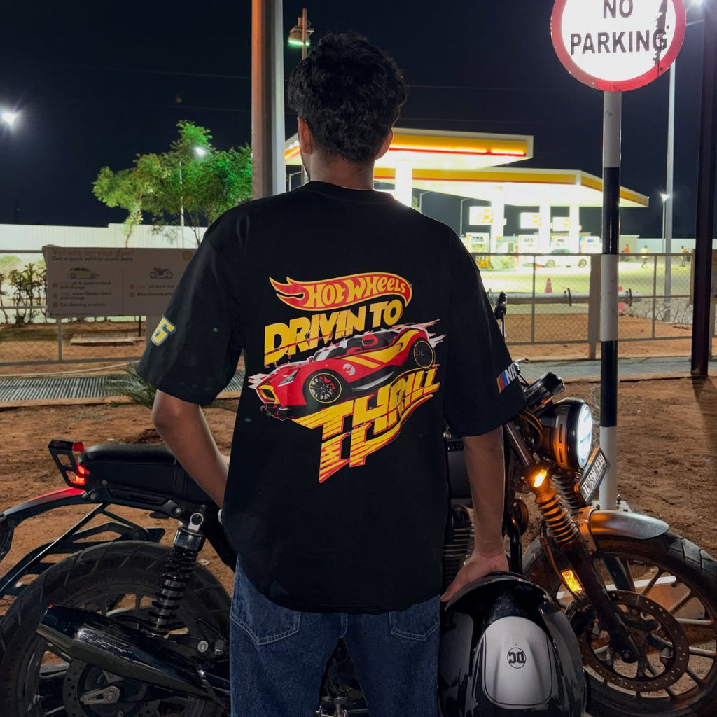 Customized Hot Wheels Name Print T-Shirt🏎