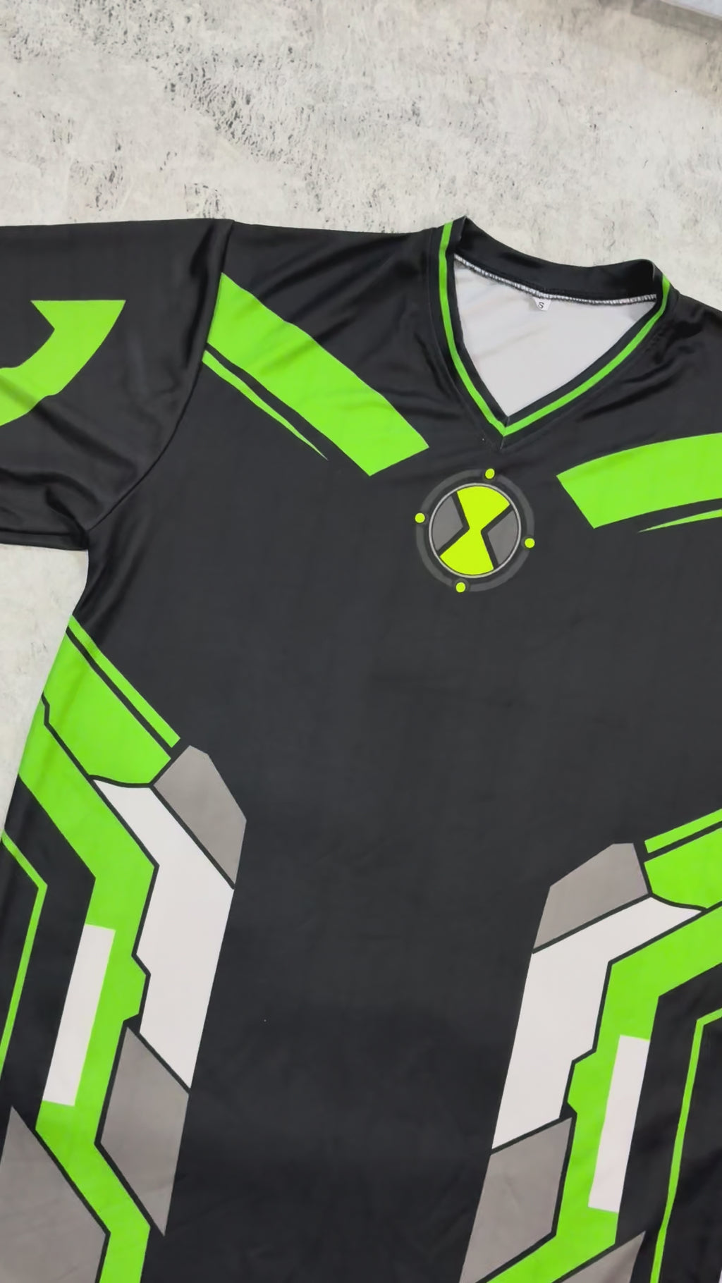 Ben 10 Premium Dot Knit Oversized Jersey 💚⚡