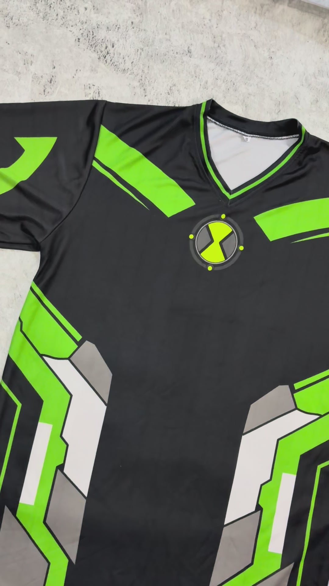 Ben 10 Premium Dot Knit Oversized Jersey 💚⚡