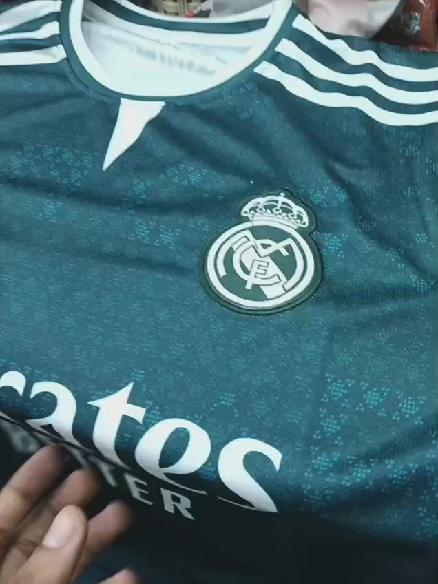 IMPORTED PREMIUM QUALITY REAL MADRID TEAL AWAY SPECIAL EDITION JERSEY ⚽