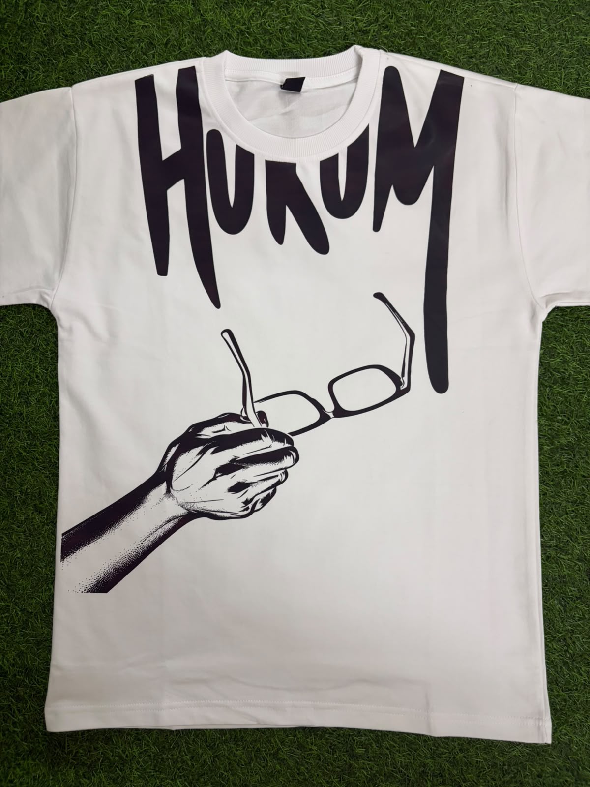 🐯 HUKUM — White oversized t shirt 🔥