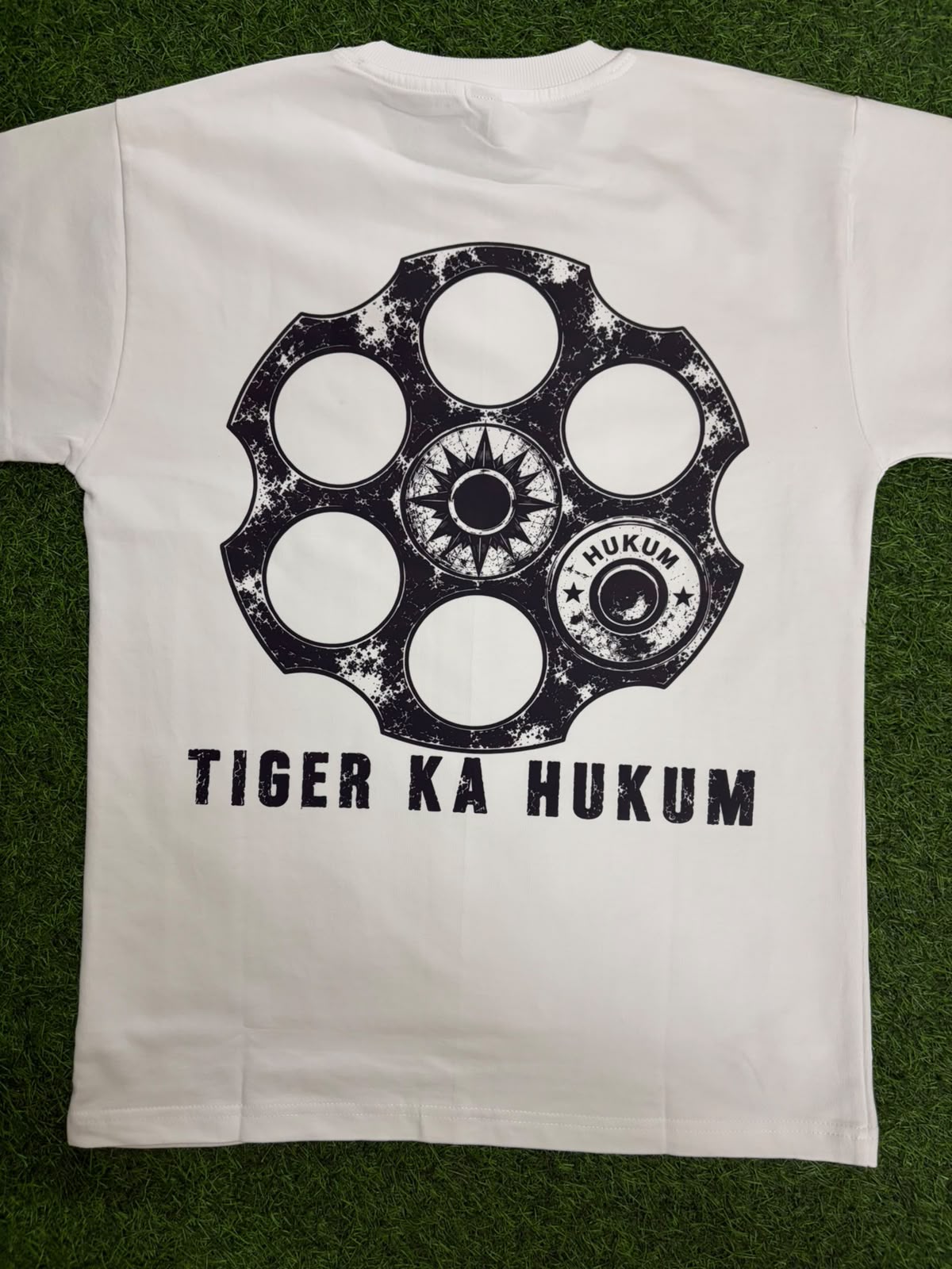 🐯 HUKUM — White oversized t shirt 🔥