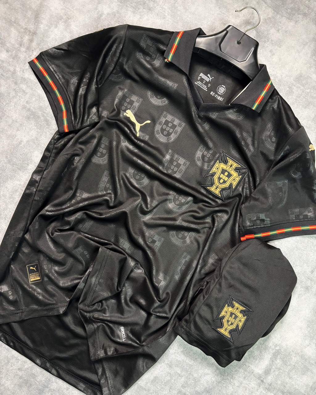 ⚫🐆 PORTUGAL 60 YEARS ANNIVERSARY BLACK PANTHER JERSEY – RONALDO VERSION